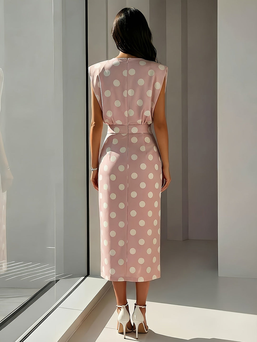 Amailia | Midi Dress with Side Slit