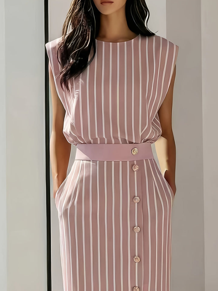 Amailia | Midi Dress with Side Slit