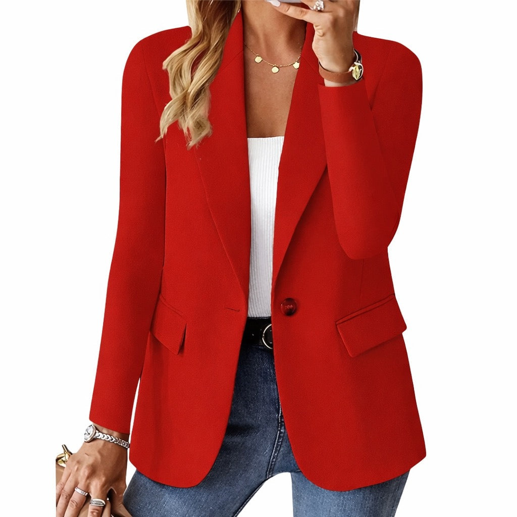 Jill | Classic Single Button Blazer