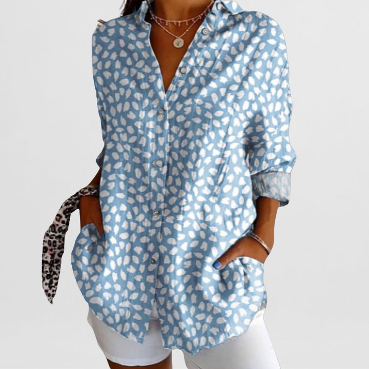 Philine – Relaxed Fit Printed Blouse