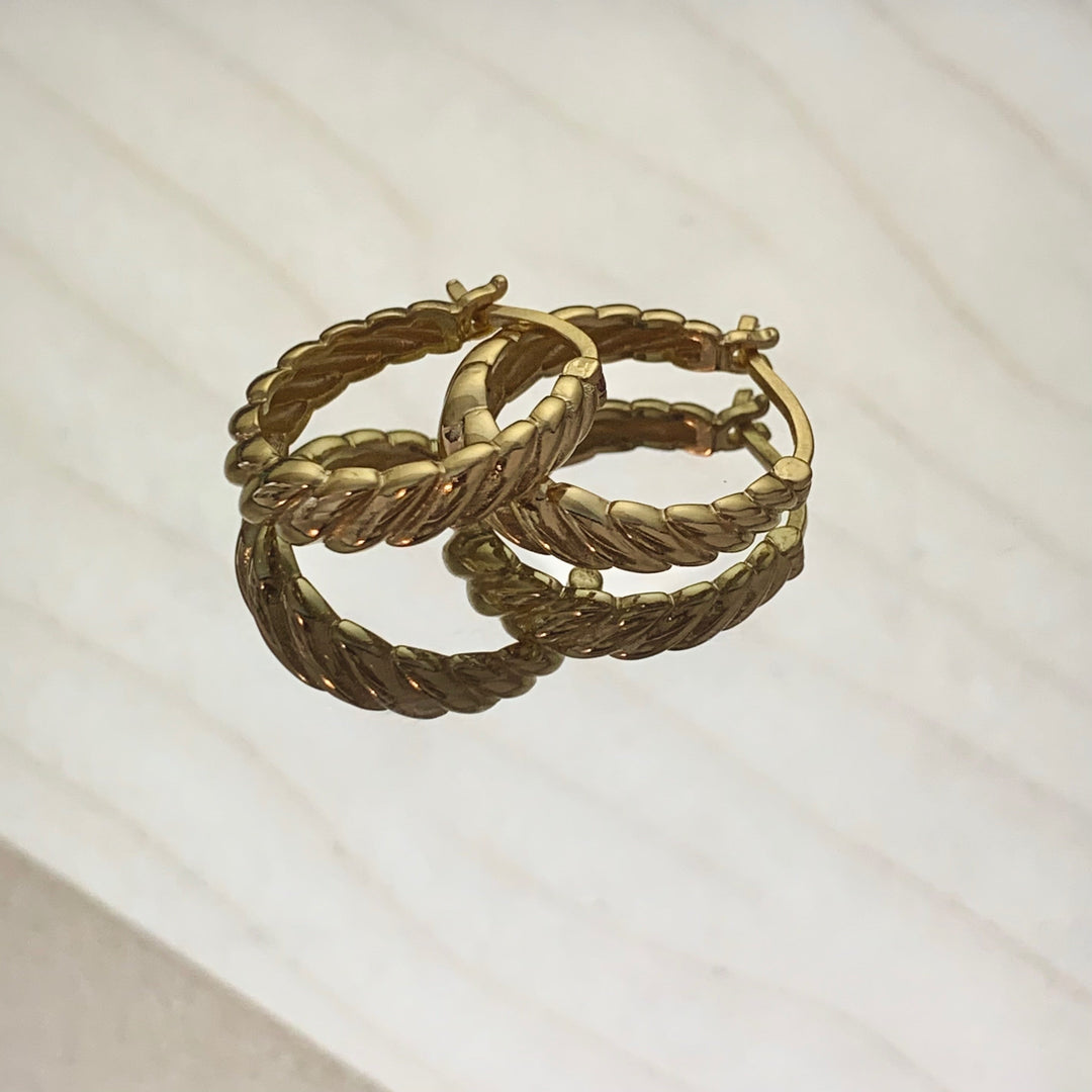 Spiral Twist Earrings