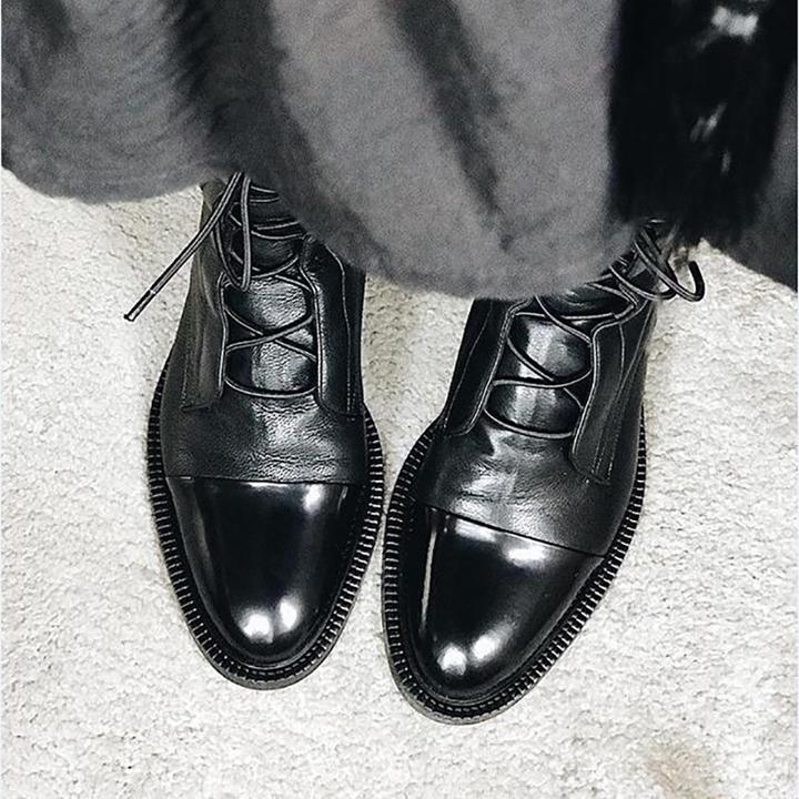 Sophia | Elegant Lace-Up Ankle Boots