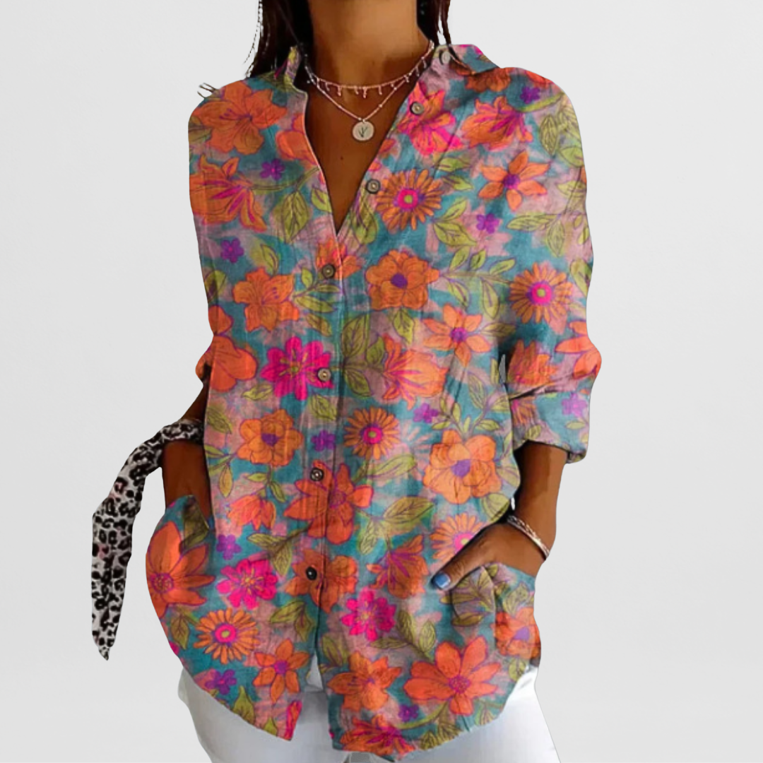 Philine – Relaxed Fit Printed Blouse