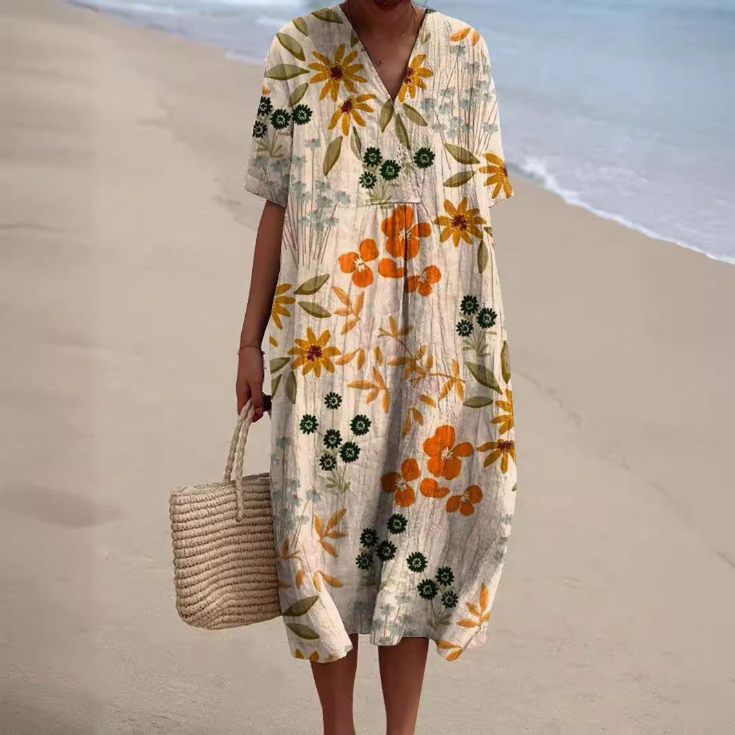 Nicka™ | Dress with vibrant floral pattern