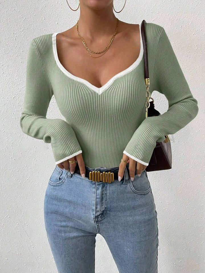 Annelie – Fitted Long Sleeve Top