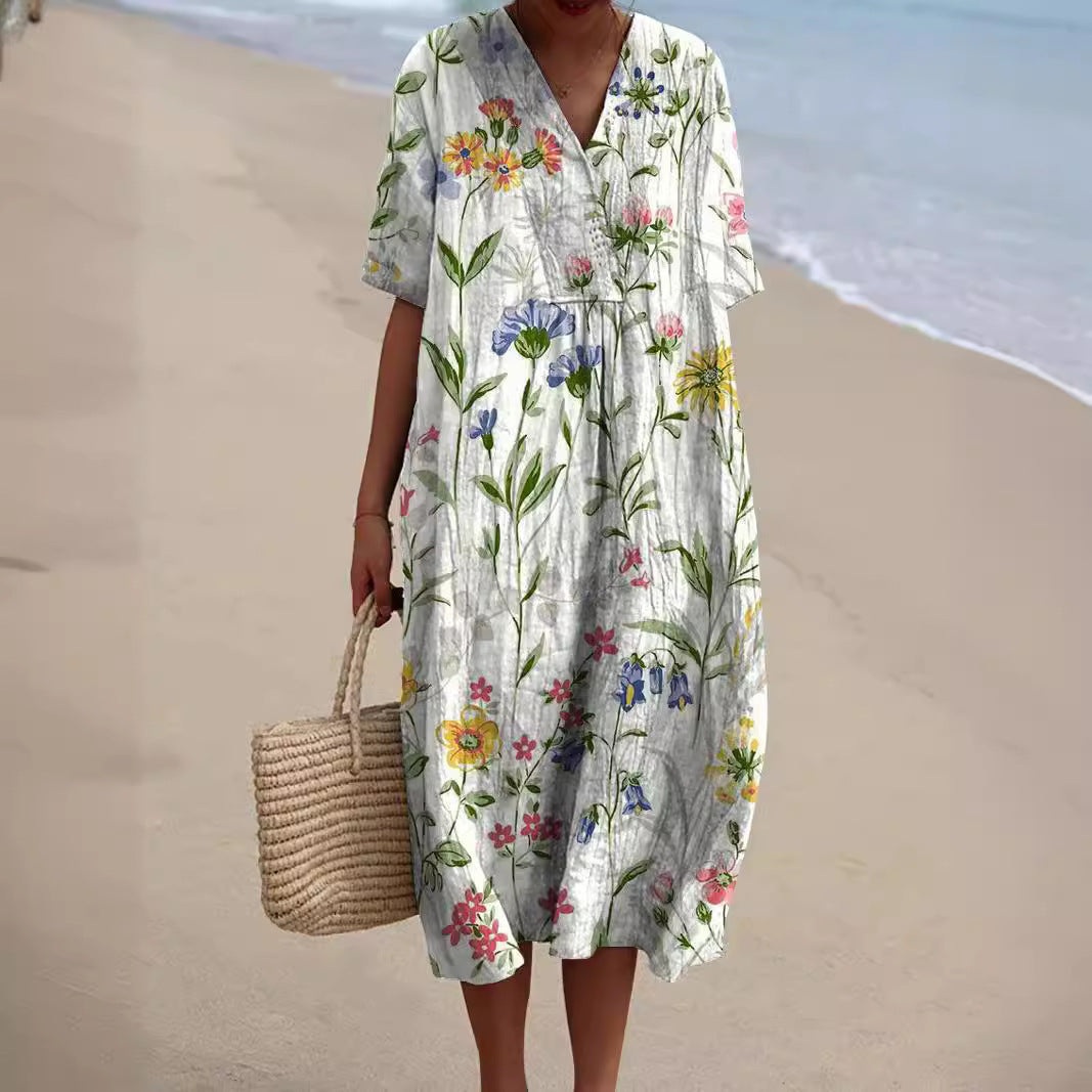 Nicka™ | Dress with vibrant floral pattern