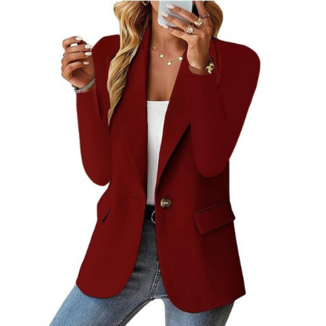Jill | Classic Single Button Blazer