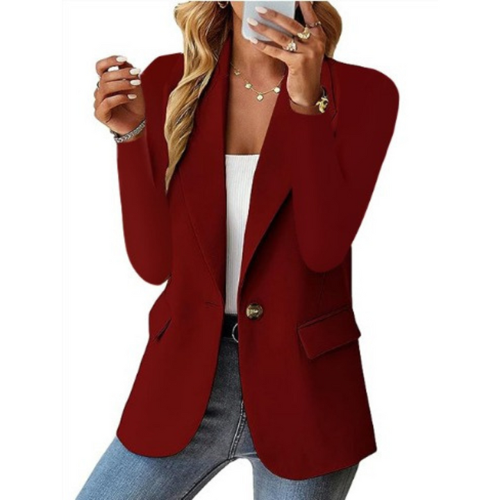 Jill | Classic Single Button Blazer
