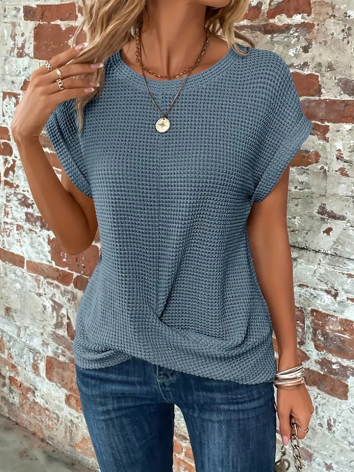Roselind – Structured Short Sleeve Blouse