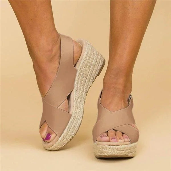 Clara  - Comfortable Orthopedic Wedge Espadrilles