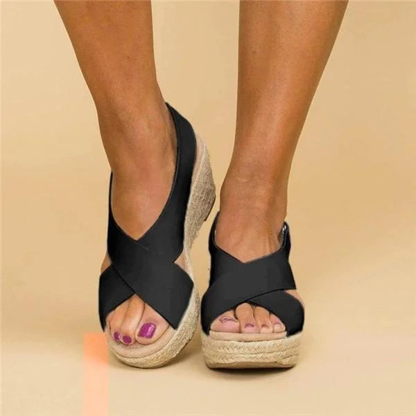 Clara  - Comfortable Orthopedic Wedge Espadrilles