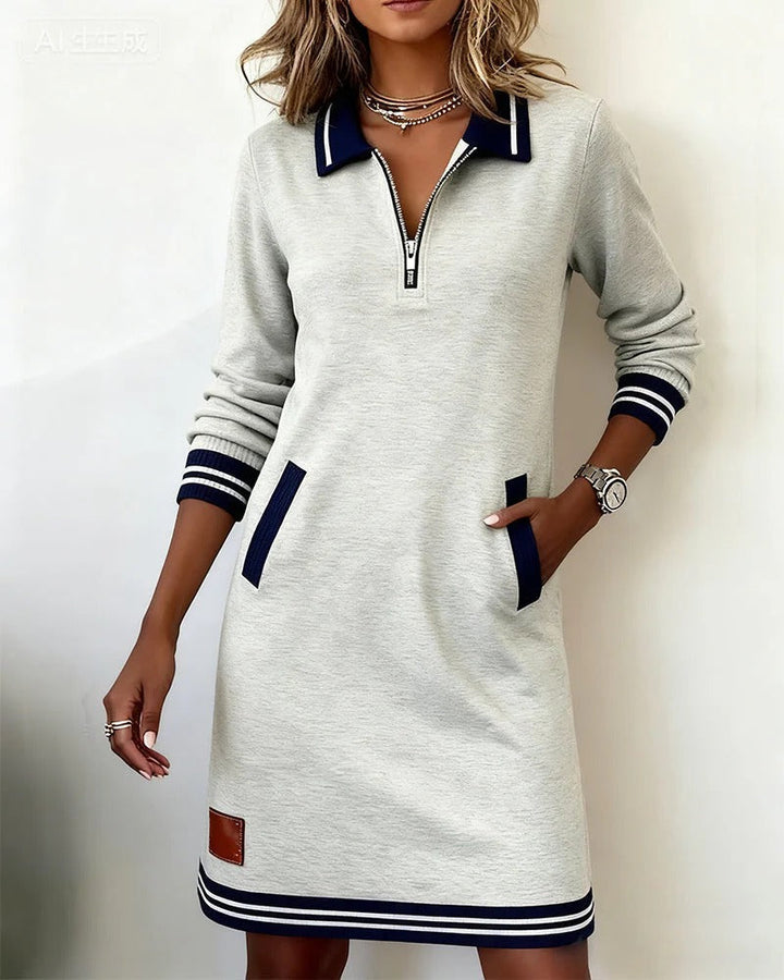 Diane | Elegant Long Sleeve Dress