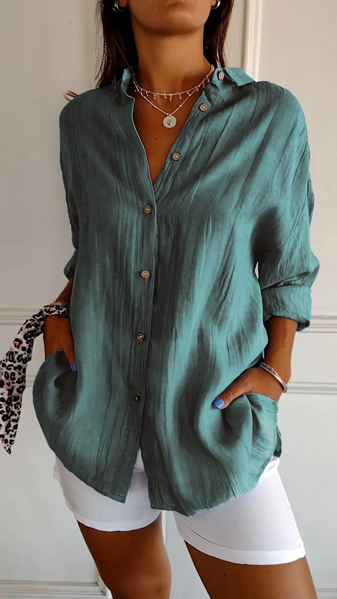 Seriza – Relaxed Button Blouse
